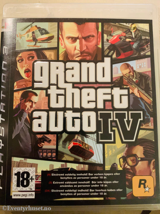 Grand Theft Auto Iv. Ps3. Ps3