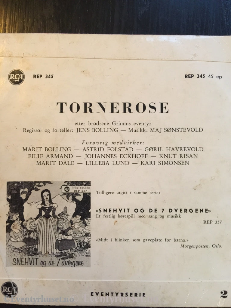 Grimm. Tornerose. Ep. Eventyrplate