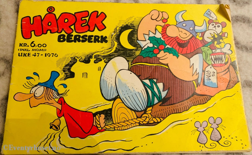 Hårek. Jula 1976. Julehefter