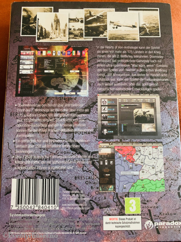 Hearts Of Iron Anthology. Pc-Spill. Pc Spill