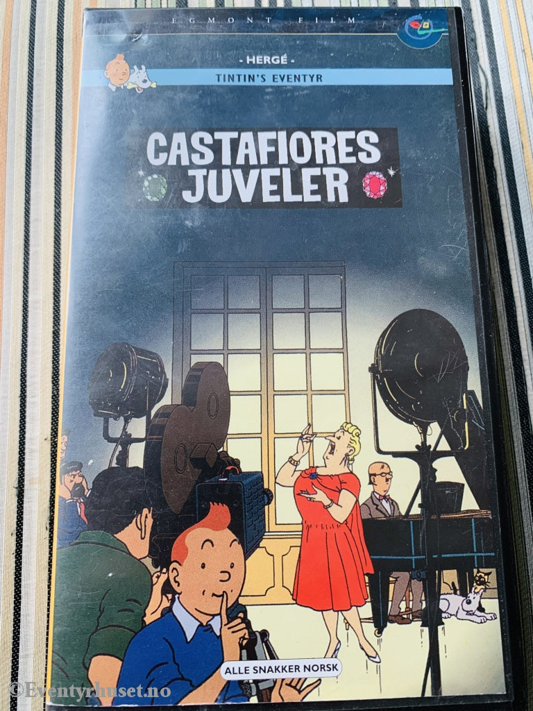 Hergé: Tintin. 1991. Castafiores Juveler. Vhs. Vhs