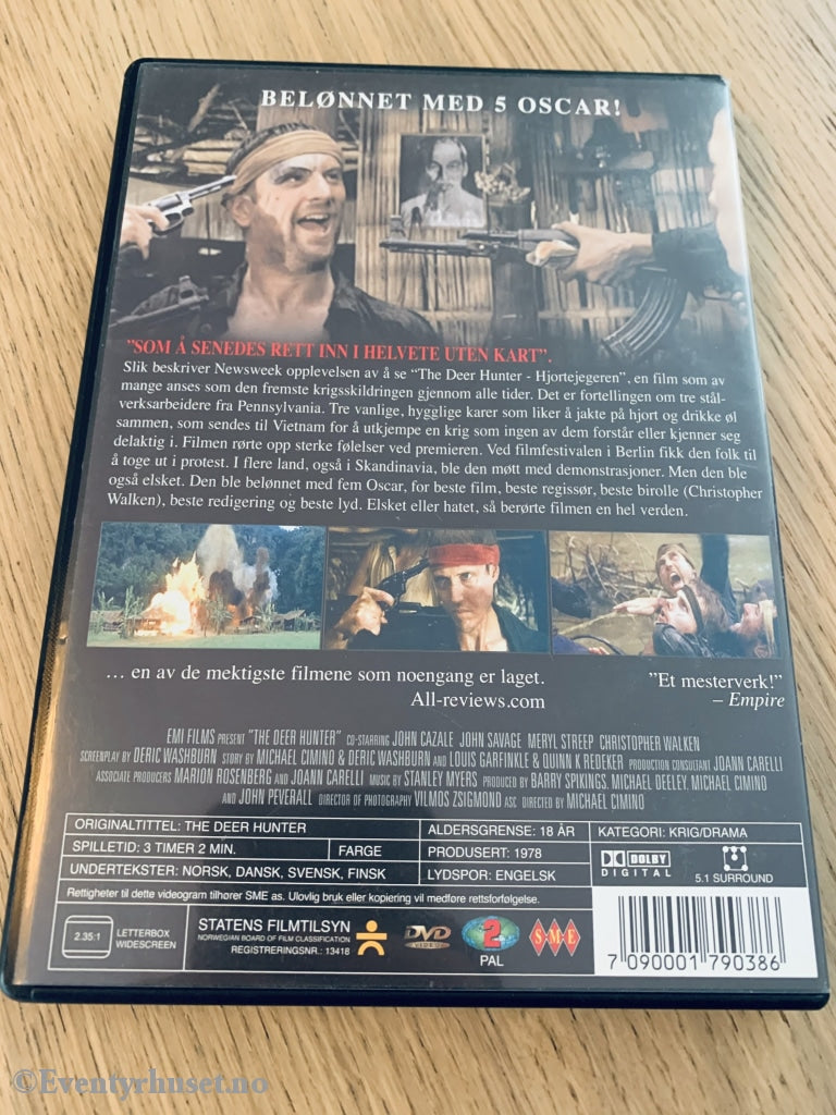 Hjortejegeren (Deer Hunter). 1978. Dvd. Dvd
