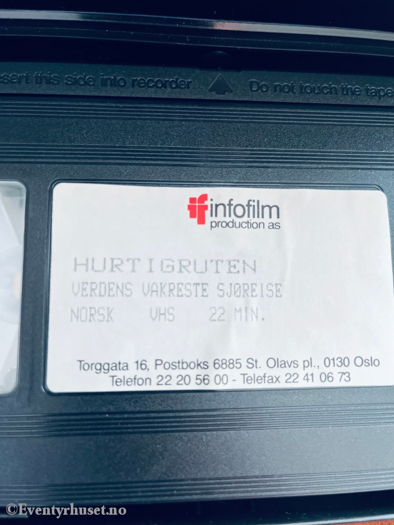 Hurtigruten - Verdens Vakreste Sjøreise. Vhs. Vhs