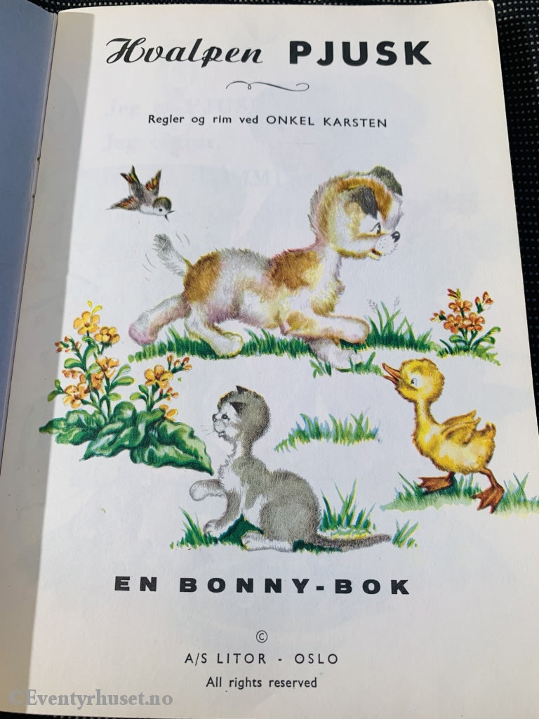 Hvalpen Pjusk (Bonny-Serien). Hefte