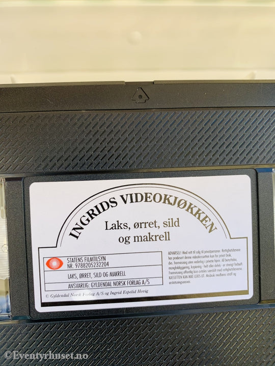Ingrids Beste. Laks Ørret Sild Og Makrell. 1995. Vhs. Vhs