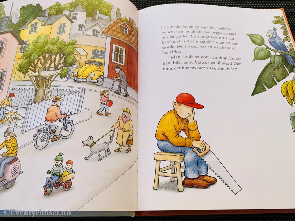 Jan Lööf. Pelle I Djungelen. Fortelling