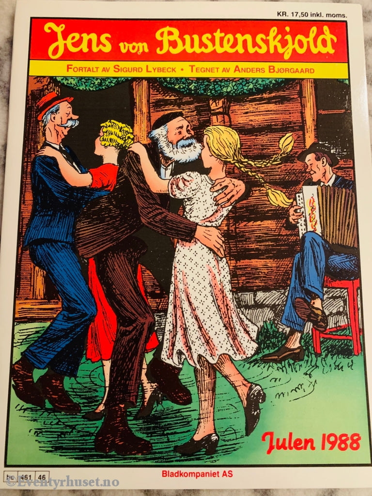 Jens Von Bustenskjold. Julen 1988. Julehefter