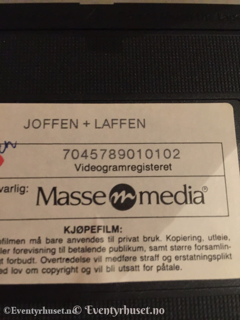 Joffen + Laffen. 1992. Gode Råd E Dyr. Vhs. Vhs
