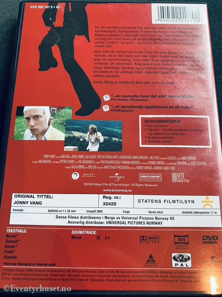 Jonny Vang. 2003. Dvd. Dvd