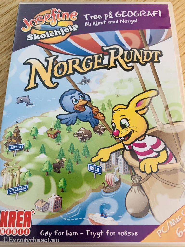 Josefine Skolehjelp. Norge Rundt. Pc-Spill. Pc Spill