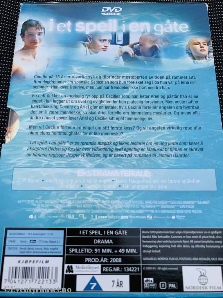 Jostein Gaarders I Et Speil I En Gåte. 2008. Dvd Slipcase.