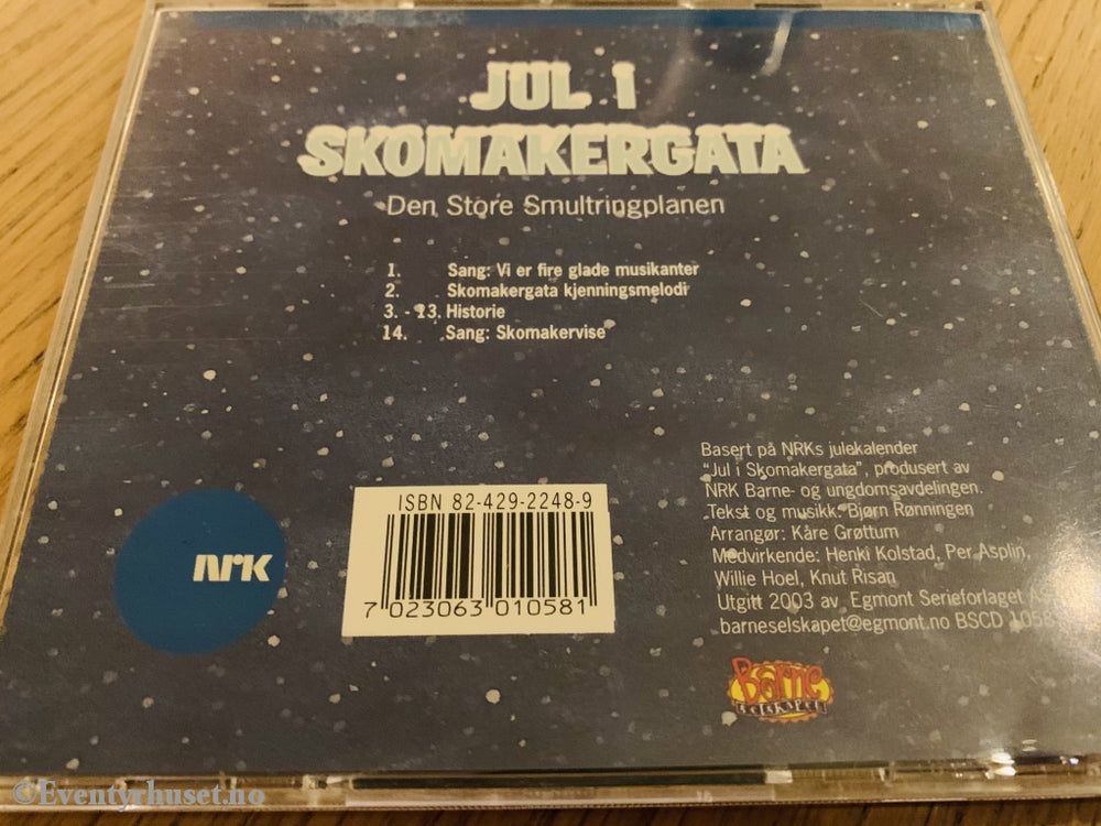 Jul I Skomakergata. Den Store Smultringplanen. Nrk. Lydbok På Cd.