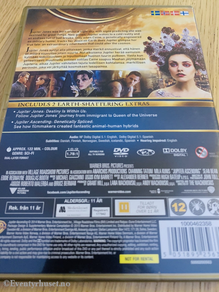 Jupiter Ascending. Dvd. Dvd