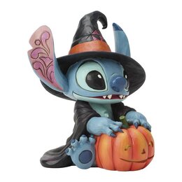 STITCH WITCH WITH LED JACK-OLANTERN. 15 CM.
