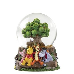 WINNIE THE POOH, 100TH ANNIVERSARY WATERBALL. 13,5 CM.
