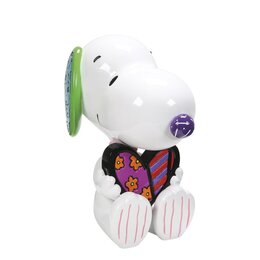 SNOOPY STATUE WITH BRITTO HEART. H 25,5 CM.