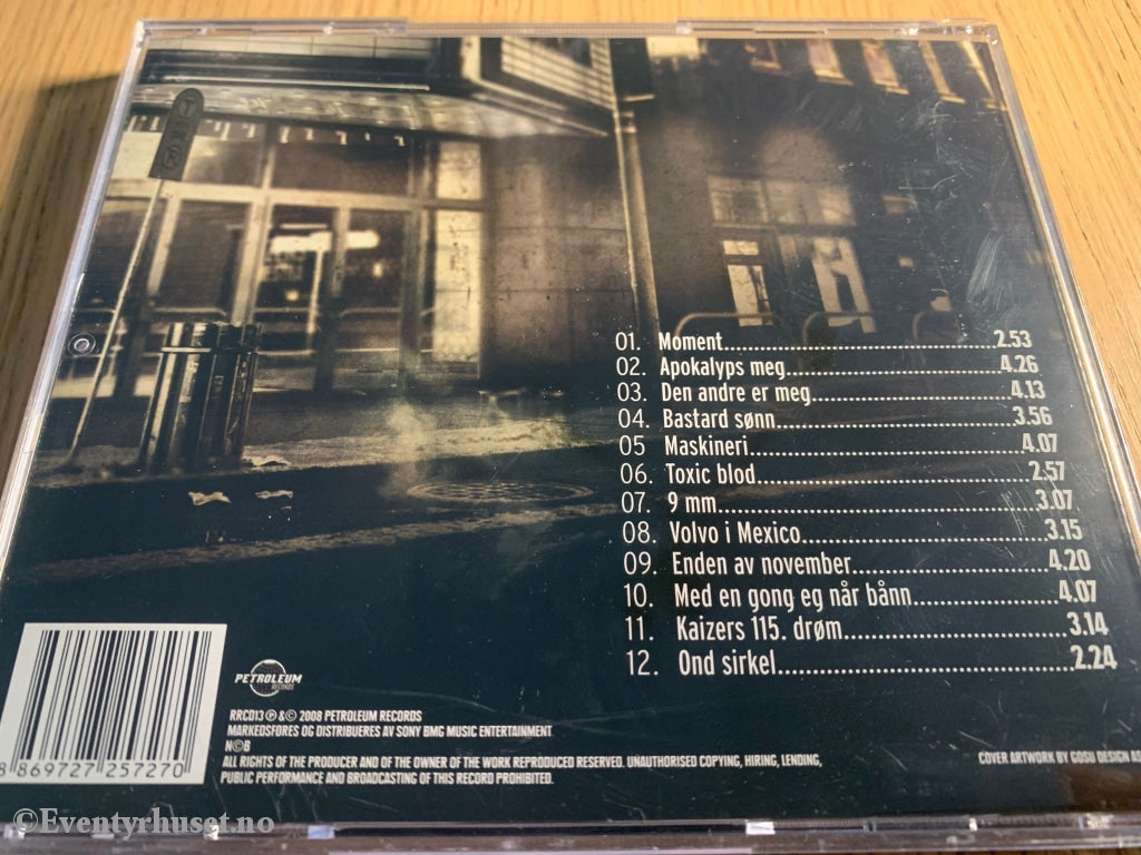 Kaizers Orchestra. Maskineri. 2008. Cd. Cd