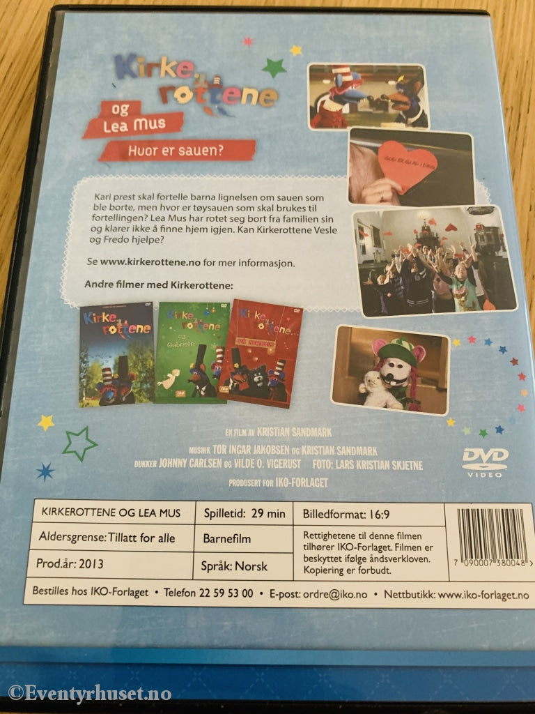 Kirkerottene Og Lea Mus. Hvor Er Sauen 2013. Dvd. Dvd