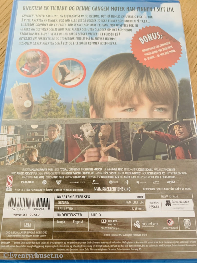 Knerten Gifter Seg. Dvd Ny I Plast!