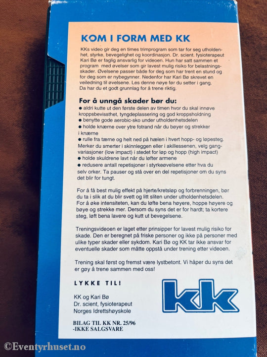 Kom I Form Med Kk. Vhs Slipcase.