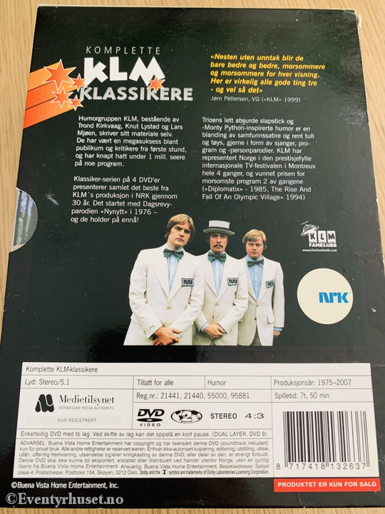 Komplette Klm Klassikere (Nrk). Dvd Samleboks.