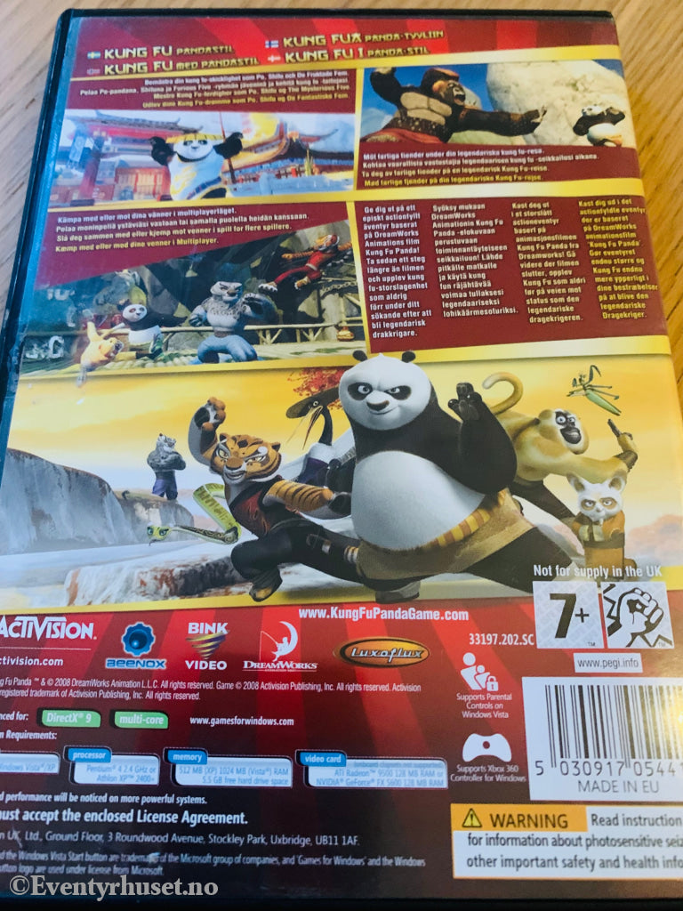 Kung Fu Panda. Pc-Spill. Pc Spill