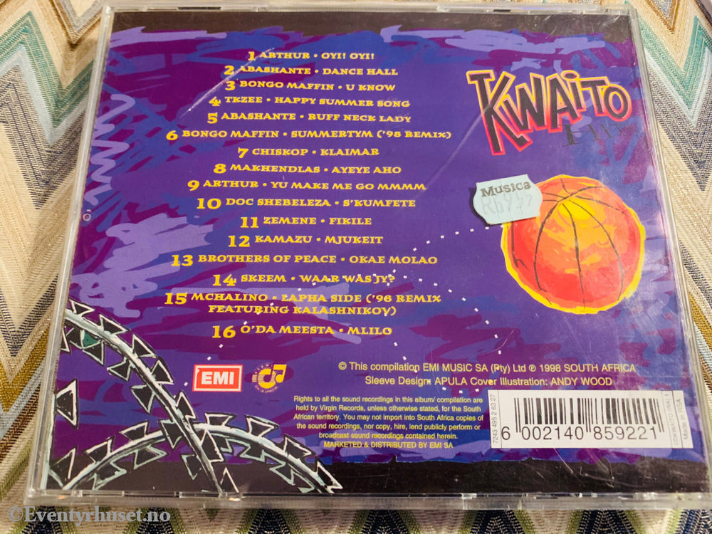 Kwaito Hits. 1998. Cd. Cd