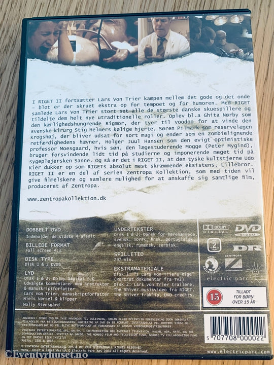 Lars Von Triers Riget Ll. Dvd. Dvd