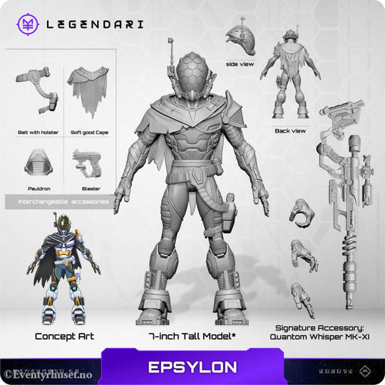 Legendari Actionfigur 1/10 Epsylon 18 cm Toys