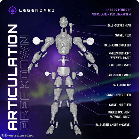 Legendari Actionfigur 1/10 Quik Jak 18 cm Toys