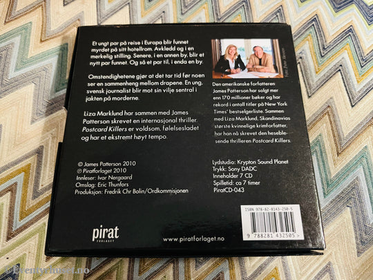 Liza Marklund & James Patterson. Postcard Killers. Lydbok På 7 Cd.