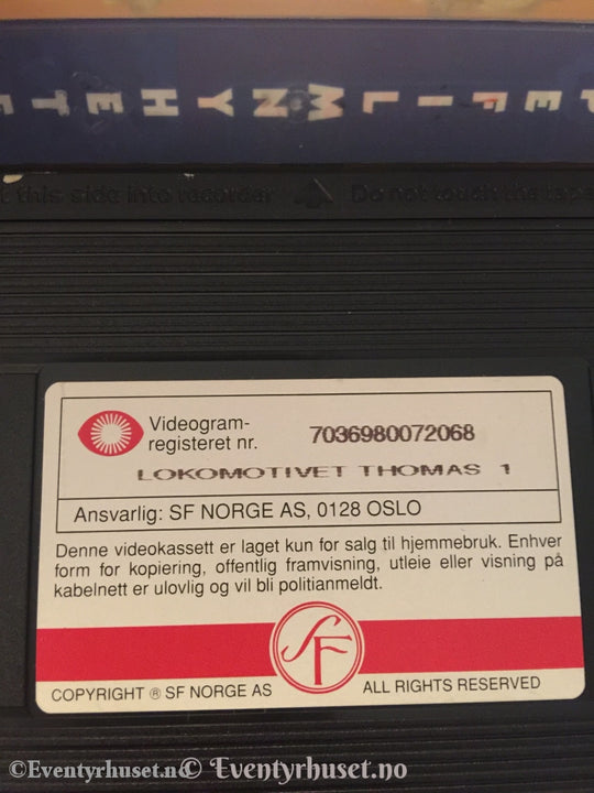 Lokmotivet Thomas. Thomas Og Konduktørene. 1994. Vhs. Vhs
