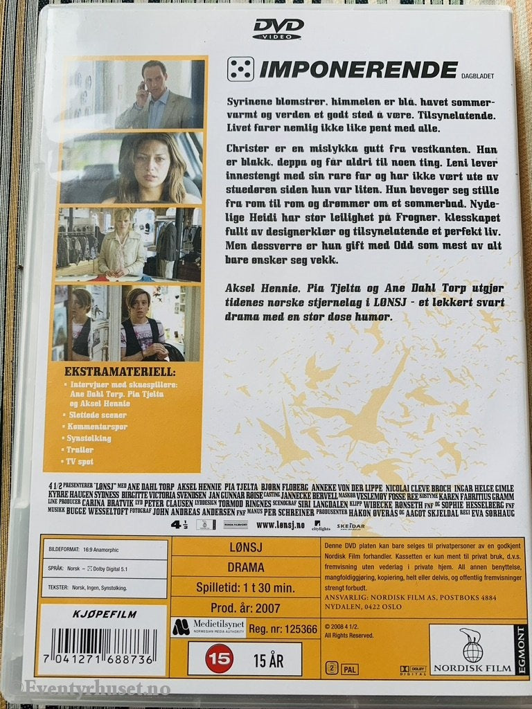 Lønsj. 2007. Dvd. Dvd