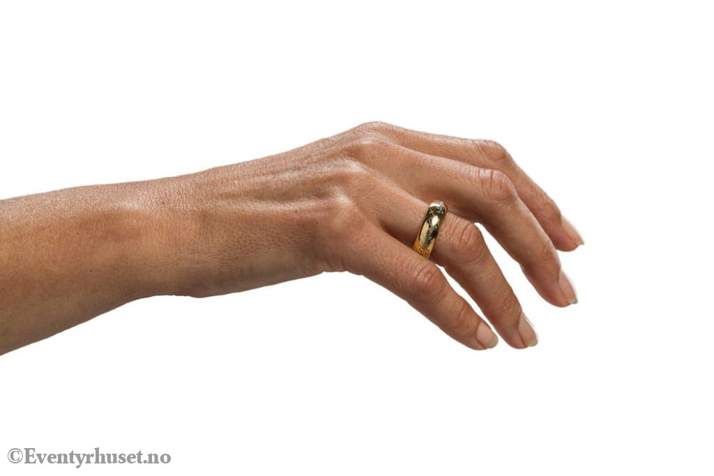 Lord of the Rings Tungsten Ring The One Ring (gold plated) Size 11 Fashion & Accessories