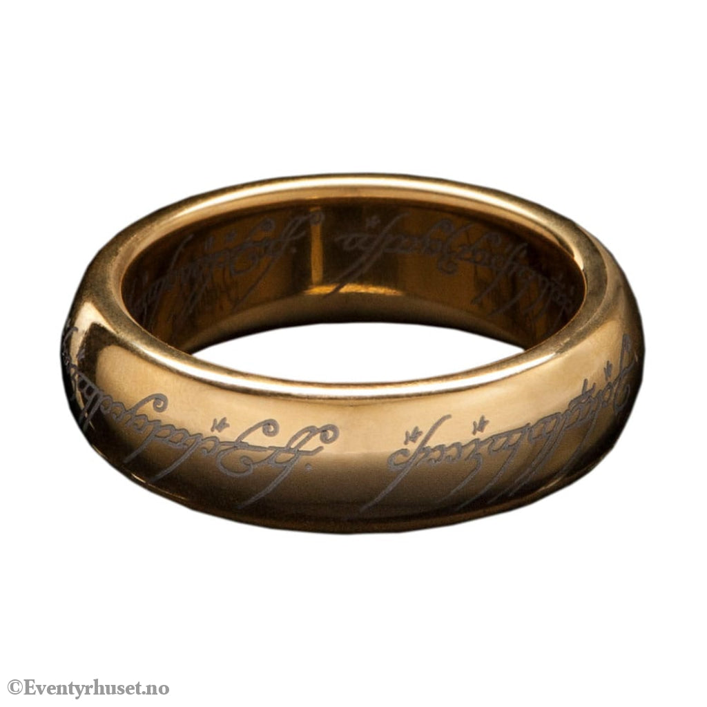Lord of the Rings Tungsten Ring The One Ring (gold plated) Size 11 Fashion & Accessories