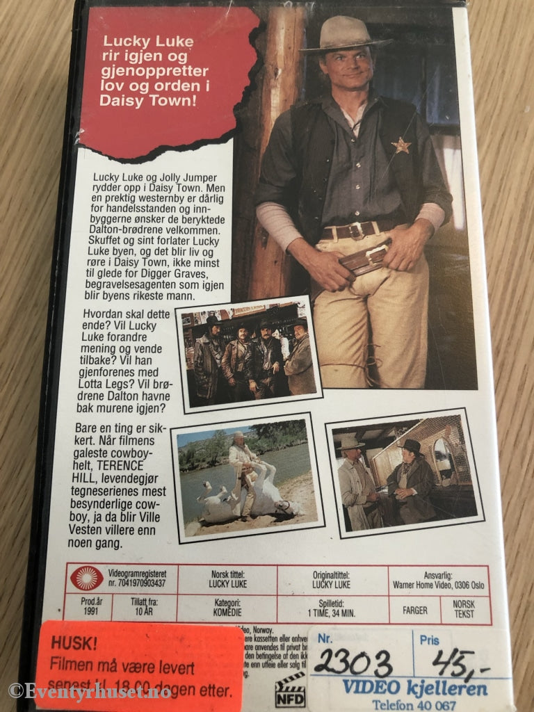 Lucky Luke. 1991. Vhs. Vhs
