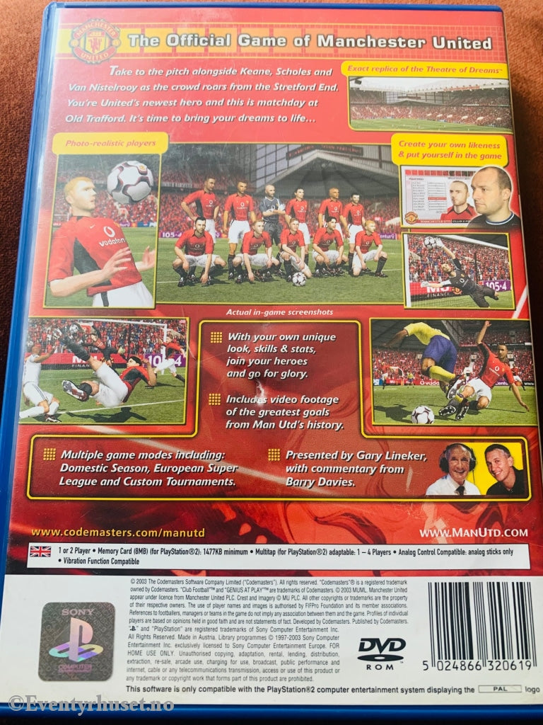 Manchester United. Ps2. Ps2
