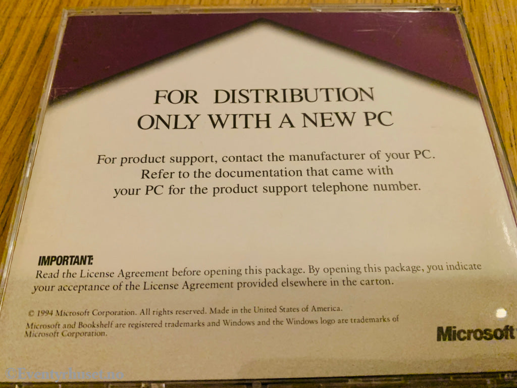 Microsoft Bookshelf 94. Pc. Pc Spill