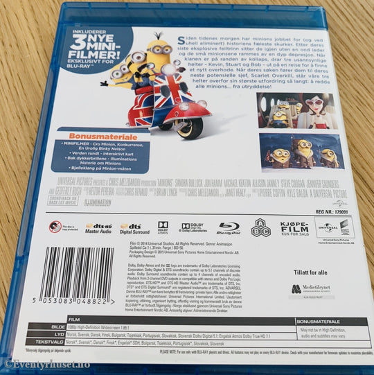 Minions. Blu-Ray. Blu-Ray Disc