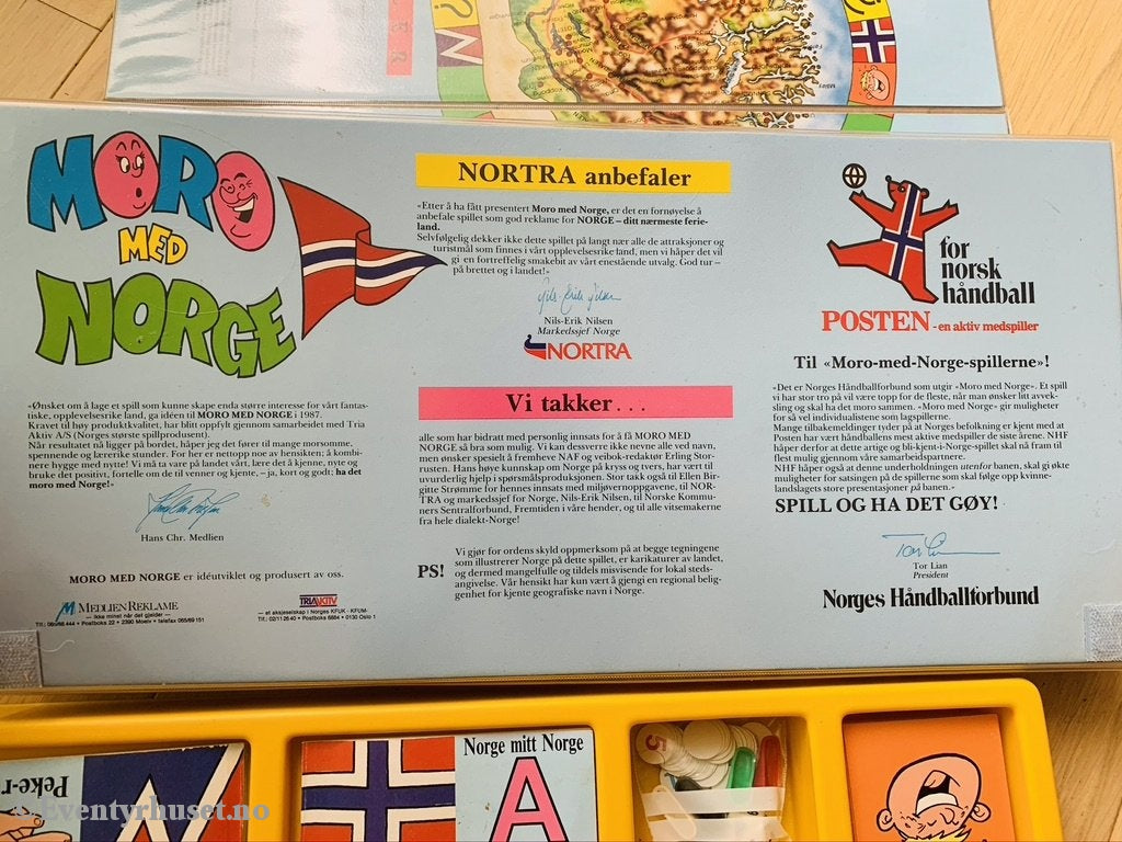 Moro Med Norge. Brettspill. Brettspill
