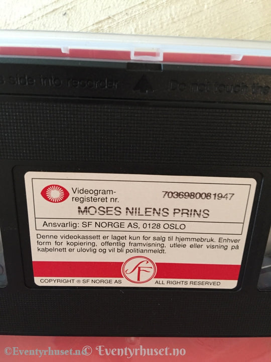 Moses - Nilens Prins. 1998. Vhs. Vhs