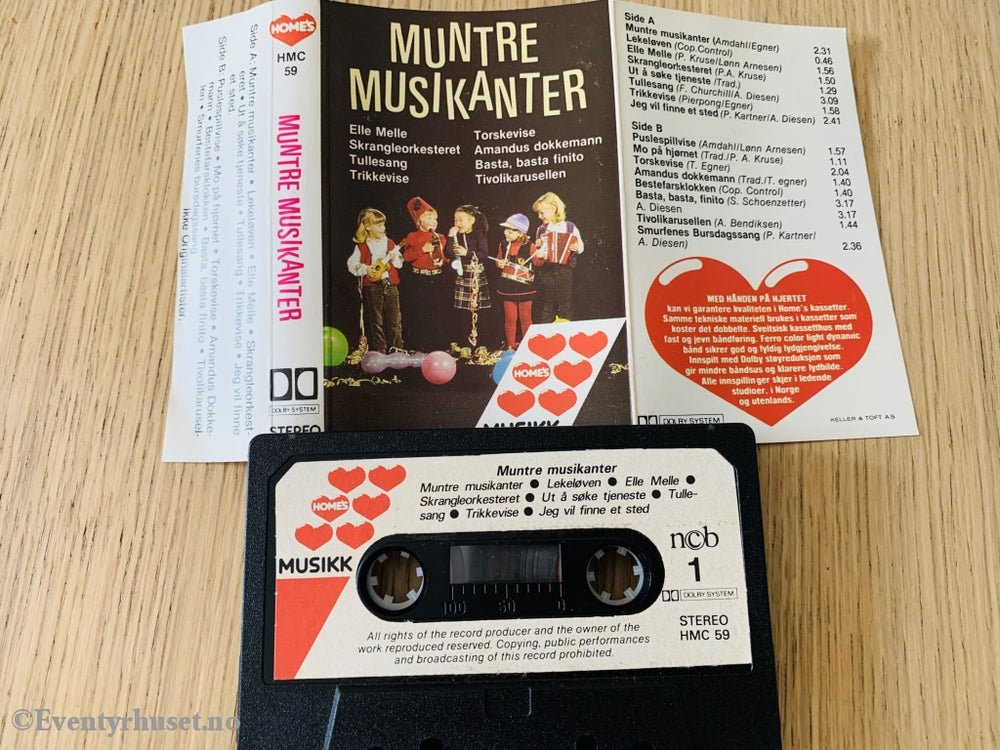 Muntre Musikanter (Homes). Kassett. Kassett (Mc)