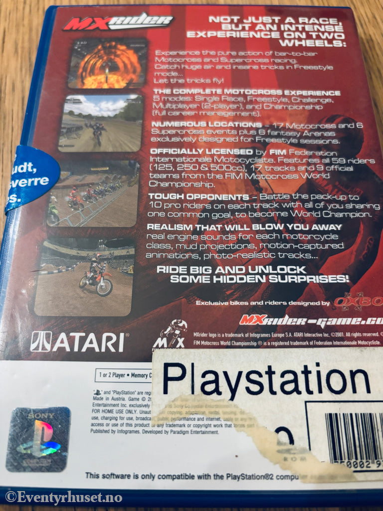 MX Rider. PS2-spill PS2