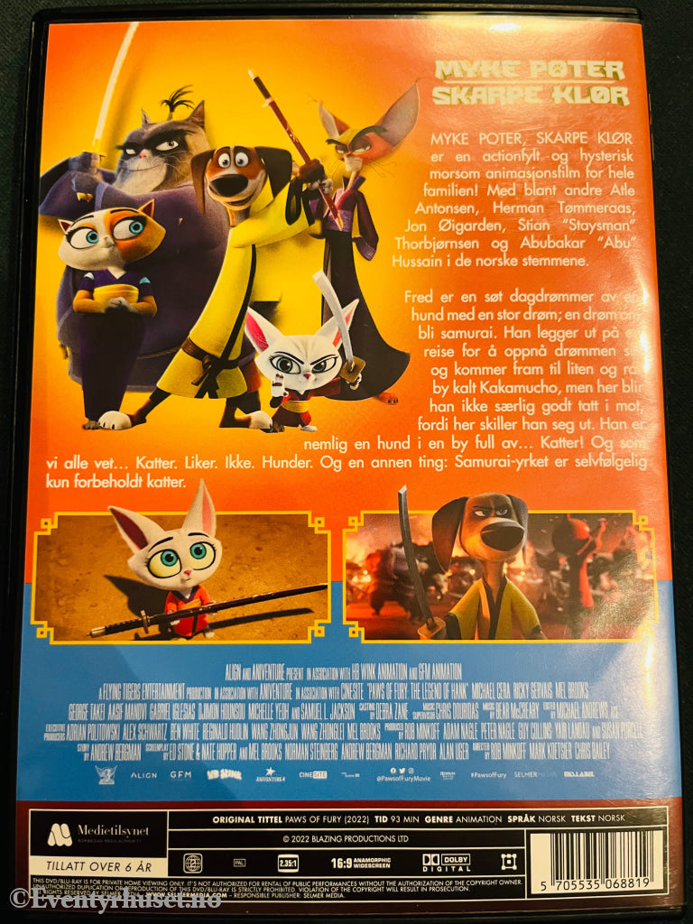 Myke Poter - Skarpe Klør. Dvd. Dvd