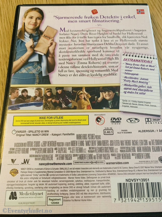 Nancy Drew. 2008. Dvd. Dvd