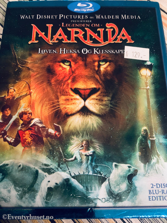 Narnia - Løven Heksa Og Klesskapet. Blu-Ray Slipcase. Disc