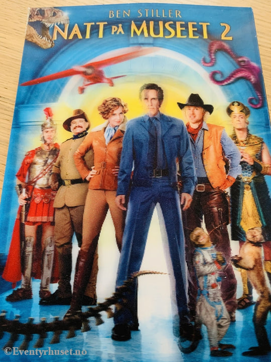 Natt På Museet 2. 3D Forside. Dvd Slipcase.