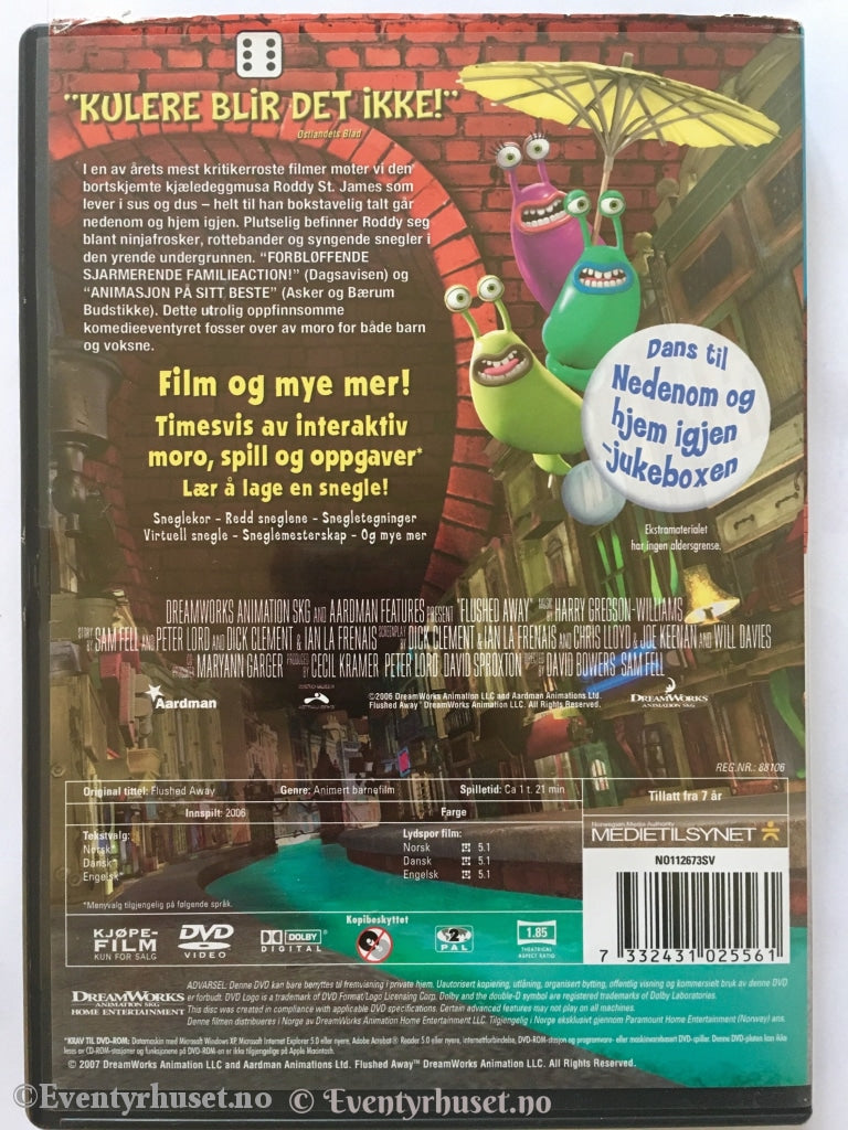 Nedenom Og Hjem Igjen. Dvd. Dvd