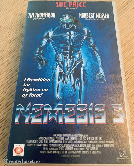 Nemesis 3. 1995. Vhs. Vhs