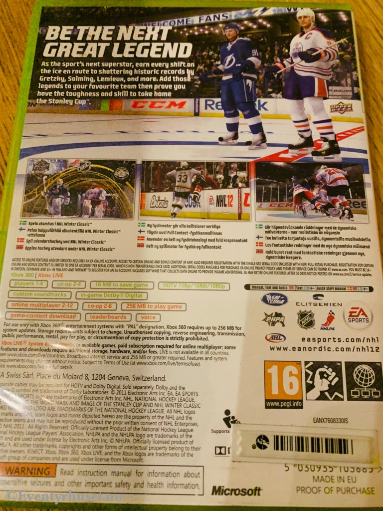 Nhl 2012. Xbox 360.